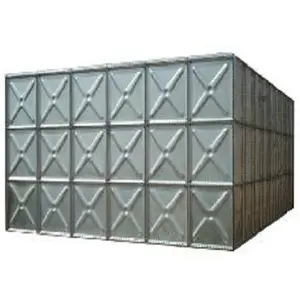 Large Galvanized Steel Panels Sectional Water Tank 100000 Liters HDG Water Reservoir