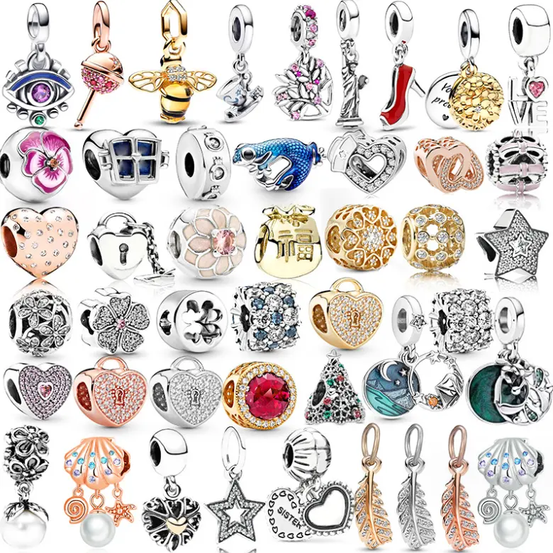2024 breloques croc design perles de bricolage décoratives et breloques pour la fabrication de bijoux bracelets à breloques