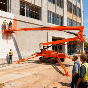 New 32M Electric Crawler <b>Spider</b> Crane Hydraulic Boom Lift Fly Jib Telescopic Factory Price Steel Product Category Hoists 380V - Product Image 4