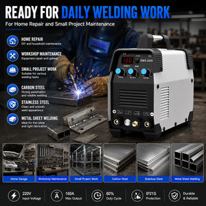 Soldadora Inversora Industrial TIG MMA de 160 Amperios, 220V DC, Máquina de Soldadura por Arco de Argón, Certificación CE, OBO, Acero Inoxidable, Precio de Fábrica - Product Image 3