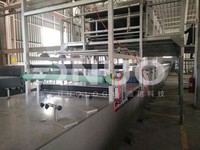 Panneau plat en polyester renforcé de fibre de verre, enduit de gel, haute précision, avec commande PLC automatique, pour la réfrigération des camions