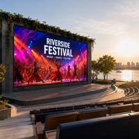 Pantalla LED para Exteriores de Instalación Fija P6.25 5500nit IP65 para Acuarios, Amfiteatros, Plazas y Festivales