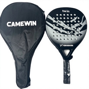 ไม้แร็กเกตไฟเบอร์, ไม้พาเดลคาร์บอนรูปทรงเพชร สีขาว 12k ระดับมืออาชีพ สีชมพู 24k ไม้พาเดลแบบกำหนดเอง - Product Image 4