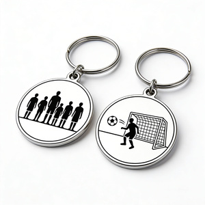 Porte-clés personnalisé pour club de fans - Gravure au laser de l'identifiant du membre et de l'année d'adhésion - Remplissage en émail de couleur d'équipe - Accessoire exclusif pour la fierté des fans - Product Image 1