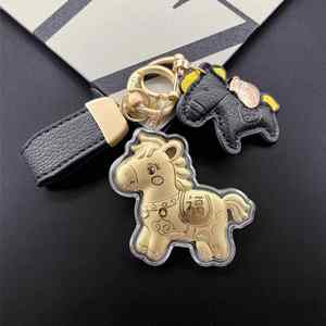 Cute Cartoon Instant Wealth Bag Pendant Exquisite Leather Strap with <b>Keychain</b> Promotion, Customizable - Product Image 4