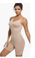 Fajas sculptantes intégrales pour femmes, effet ventre plat, fesses rembourrées, sans coutures, respirantes, antibactériennes