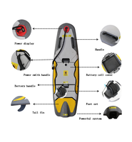 Planche de surf électrique Vicking Efoil Hydrofoil Jet Board avec matériau EPP Vitesse maximale de 55 km/h Utilisation en mer