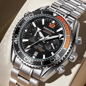 Chính hãng cho thương hiệu Thụy Sĩ Đồng hồ cơ tự động cao cấp dành cho nam giới Water Ghost cho Seamaster Dạ quang chống nước nhập khẩu 22mm - Product Image 4