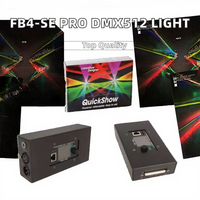 Console d'éclairage de scène BR-FB4 5.1, connexion DMX512, alliage d'aluminium, garantie de 2 ans pour le contrôle des spectacles laser, concerts, clubs, fêtes