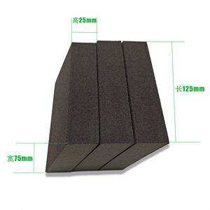 Bloc de ponçage trapézoïdal en éponge pour le nettoyage du bois, le nettoyage des joints de carrelage et la finition des coutures - Éponge de ponçage - Product Image 2