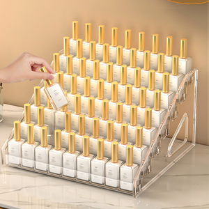 Présentoir de Luxe pour Vernis à Ongles, Support de Rangement Cosmétique Multi-Niveaux, Présentoir Détachable en Acrylique pour Colle à Ongles - Product Image 2