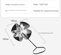 Paraguas de Resistencia para Entrenamiento Físico, Paraguas para Entrenamiento de Fuerza, Paraguas para Correr con Carga, Paraguas para Entrenamiento de Explosividad y Fuerza Central