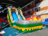 Château gonflable aquatique Singe avec toboggan pour enfant, costume Myrtille gonflable, figurine d'action Anime, autres jouets éducatifs, bulle