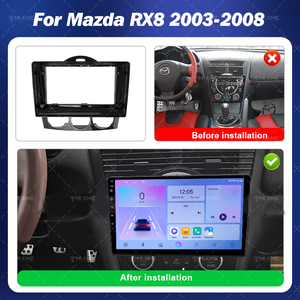 วิทยุติดรถยนต์ขนาด9นิ้วสำหรับ <span class=keywords><strong>RX8</strong></span> MAZDA 2003-2011 LHD RHD โครงวิทยุรถยนต์ติดตั้งง่ายอุปกรณ์เสริมสำหรับ MAZDA - Product Image 6