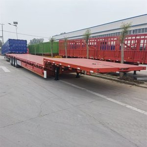 Remolque de Transporte de Maquinaria de Cama Baja de Alta Resistencia de 3-4 Ejes con Rampas de Carga Hidráulicas - Product Image 4