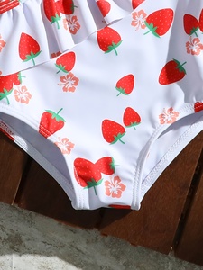 <span class=keywords><strong>Maillot</strong></span> <span class=keywords><strong>de</strong></span> <span class=keywords><strong>bain</strong></span> une pièce pour fille à imprimé fraises, avec manches volantes et dos nu, <span class=keywords><strong>maillot</strong></span> <span class=keywords><strong>de</strong></span> <span class=keywords><strong>bain</strong></span> mignon, <span class=keywords><strong>maillot</strong></span> <span class=keywords><strong>de</strong></span> <span class=keywords><strong>bain</strong></span> pour les vacances d'été à la plage - Product Image 5