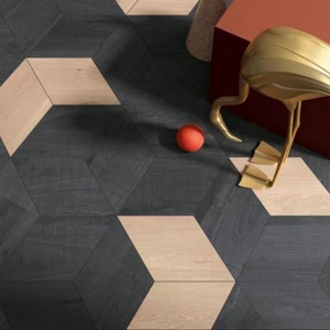 <span class=keywords><strong>Parquet</strong></span> en bois d'ingénierie massif <span class=keywords><strong>hexagonal</strong></span> en forme de diamant à plusieurs couches en chêne blanc brossé de couleur froide en forme de pentagone - Product Image 2