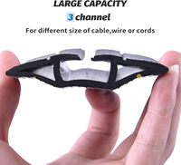 Protector de Cables Flexible de PVC de 3 Canales para Piso, Protector de Cables para Interiores