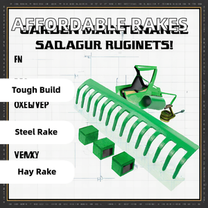<span class=keywords><strong>Râteau</strong></span> <span class=keywords><strong>à</strong></span> <span class=keywords><strong>foin</strong></span> NEWMAN <span class=keywords><strong>en</strong></span> acier inoxydable rouge et acier au carbone avec manche <span class=keywords><strong>en</strong></span> <span class=keywords><strong>bois</strong></span>, 14 dents, longueur des dents de 5 cm, garantie de 3 ans - Product Image 2