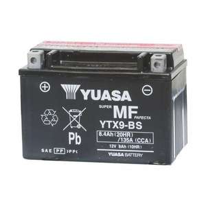 Nouvelle batterie de moto Yuasa YTX9-BS 12V 8Ah 99.84Wh 135A CCA sans entretien - Product Image 1