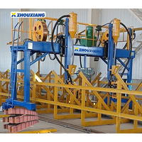 Machine d'assemblage de faisceau en H Zhouxiang Ligne de production automatique à guichet unique pour poutres en H