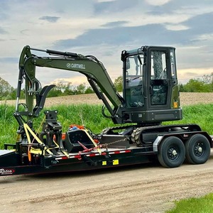 무료 배송 미니 굴삭기 3.<span class=keywords><strong>5</strong></span>톤 EPA Euro <span class=keywords><strong>5</strong></span> Kubota 엔진 크롤러 디거 농장용 1톤 2톤 중국산 미니 디거 굴삭기 기계 - Product Image 2