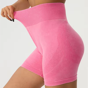 GC 2024 cintura alta Levantamiento de cadera Fitness pantalones transpirables deportes de mujer control del vientre mallas de ciclismo pantalones cortos de Yoga de tres puntos - Product Image 2