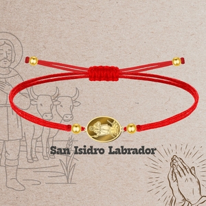 San Isidore il contadino in acciaio inox vergine braccialetto ciondolo belle collane Catholic gioielli religiosi - Product Image 2