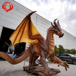 Modèle de dinosaure animatronique personnalisable, mouvements, son de rugissement, pour les expositions en centre commercial, les parcs urbains, utilisation infrarouge - Product Image 2