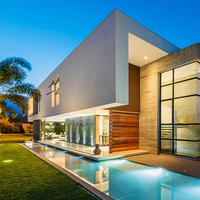 Casa Prefabricada, Villa Moderna de Lujo, Construida con Panel Sándwich de Cemento EPS