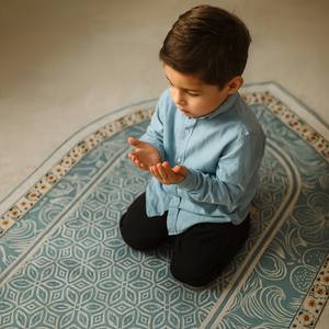 Alfombra <span class=keywords><strong>de</strong></span> Oración Moderna Estilo Boho, Acolchada, Lavable, Lisa, con Marco <span class=keywords><strong>de</strong></span> Arco <span class=keywords><strong>de</strong></span> Mezquita Ornamentado, <span class=keywords><strong>Centro</strong></span> <span class=keywords><strong>de</strong></span> <span class=keywords><strong>Mesa</strong></span> Mandala, Textura Rica, Premium - Product Image 2