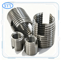 TC4 Titanium Alloy Self Tapping Insert for Industrial Thread Reinforcement Standard Size Precise Self Tapping Insert Thread