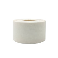 Ruban adhésif sportif personnalisé avec logo, 5 cm x 13,7 m, blanc, respirant, en coton élastique avec adhésif, facile à déchirer