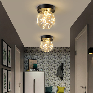 Plafonnier LED en forme de boule de verre, design moderne, <span class=keywords><strong>ciel</strong></span> étoilé, nuit G9, Lustre pour chambre d'enfant, escalier, cuisine, <span class=keywords><strong>luminaire</strong></span> décoratif de plafond - Product Image 5