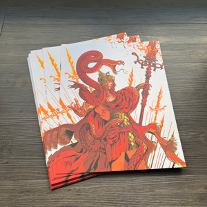 Cartes d'art imprimées personnalisées avec estampage à chaud - Cartes d'art imprimées grand format, cartes postales pour la décoration et les cadeaux - Product Image 3