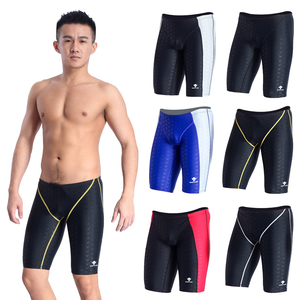 Logotipo personalizado Men's Professional Fitness Training Briefs Competição Natação Jammer Competitivo Moda Velocidade Seco Natação Troncos - Product Image 5