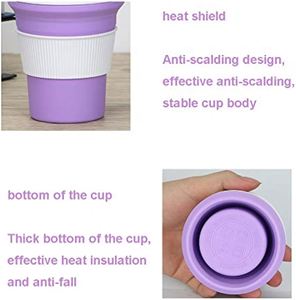 Factory Travel Portable Silicone Folding <b>Cup</b> Telescopic Water <b>Cup</b> Silicone Coffee <b>Cup</b> Collapsible Sports Water Bottle <b>Reusable</b> - Product Image 5