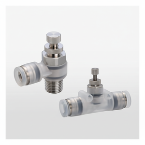 Controlador de flujo PISCO PP (polipropileno) SUS304 Producto de válvulas de control de PJSC8-02 - Product Image 1