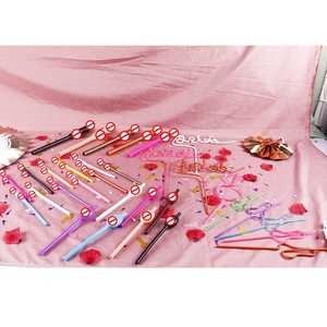Juego <span class=keywords><strong>de</strong></span> pajitas para <span class=keywords><strong>despedida</strong></span> <span class=keywords><strong>de</strong></span> <span class=keywords><strong>soltera</strong></span>, sortijas <span class=keywords><strong>de</strong></span> lazo loco, paja para beber para novia - Product Image 4