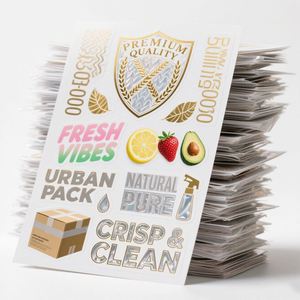 Pegatina Holográfica Personalizada, Etiqueta Adhesiva Impermeable, Paquete de Pegatinas Troqueladas, Pegatinas de Vinilo UV de Dibujos Animados y Anime - Product Image 5