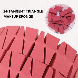 24 قطعة إسفنجة مكياج متعددة الاستخدامات غير مصنوعة من اللاتكس، معبأة بشكل فردي، إسفنجة أساس، أداة تطبيق مستحضرات التجميل، إسفنجة جمال - Product Image 5