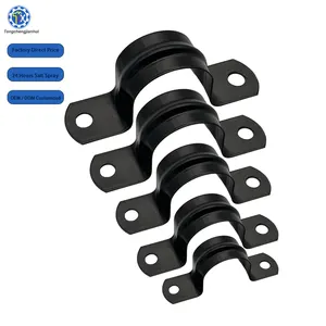 Chất lượng cao trắng đen cao su bọc thép yên U hình ống PVC sửa chữa kẹp hoặc Clip