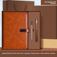 Ensemble cadeau d'entreprise avec logo personnalisé, carnet A5 en PU avec stylo, pour conférences d'entreprise, cadeaux promotionnels de Noël
