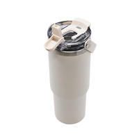 Fiole thermique isolée sous vide à double paroi Tasse de voyage Tumbler Bouteilles thermos pour support de voiture