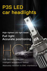 1-मिनट स्थापित करें P3s नई कार हेडलाइट बल्ब H1 स्पॉटलाइट h4 h7 9005 25w 6000k 12v 2100lm सार्वभौमिक शक्ति नेतृत्व-संशोधित - Product Image 5