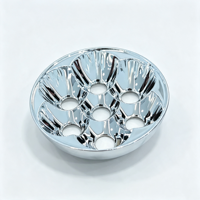 Réflecteur à 7 LED en alliage d'aluminium usiné CNC de précision, testé par pulvérisation de sel, pour l'éclairage industriel
