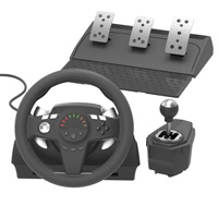 Volant de jeu pour Playstation, volant pour jeux PS4/Switch/Xbox Series, volant de course pour jeux