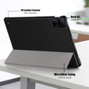 <span class=keywords><strong>NET</strong></span>-<span class=keywords><strong>CASE</strong></span> Cierre magnético Trifold Stand Cover <span class=keywords><strong>Case</strong></span> para Xiaomi Redmi Pad SE Personalizable Slim Light Tablet Shell - Product Image 5