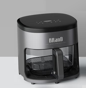 4.2L bát thủy tinh điện nồi chiên sâu không khí nóng dầu miễn phí kỹ thuật số Nồi chiên không khí với bảng điều khiển cảm ứng cho bánh mì nướng bánh mì thịt gà rang xay - Product Image 5