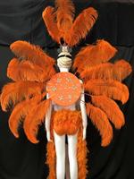 Disfraces de Samba Baratos/Disfraz de Carnaval Naranja en Venta